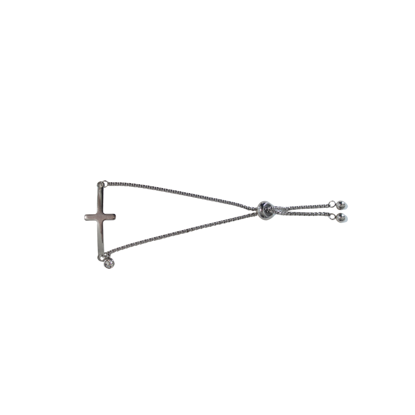 Pulsera Cruz Deslizante