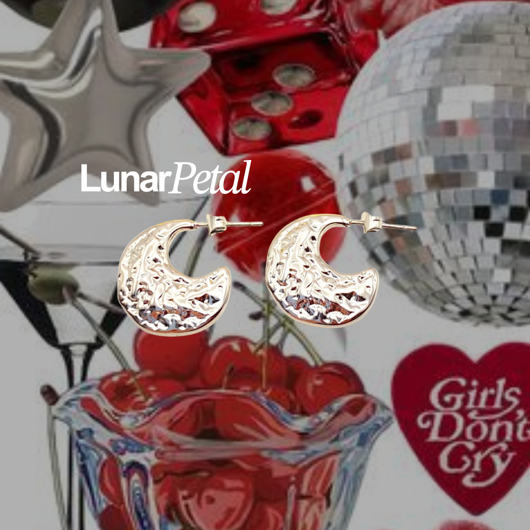 Lunar Petal Earrings